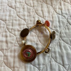 Vintage button bracelet